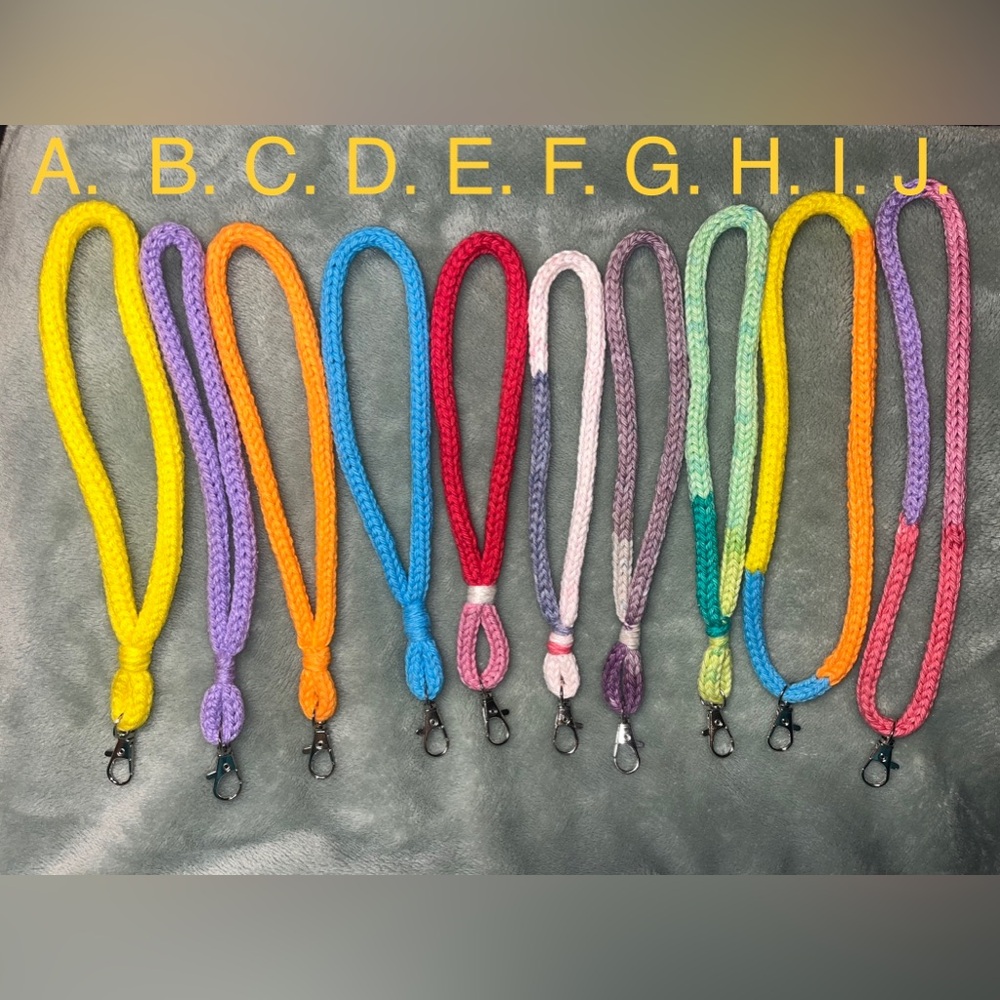 Pick 2 for $10 Multiple color options: wristlet/key holders